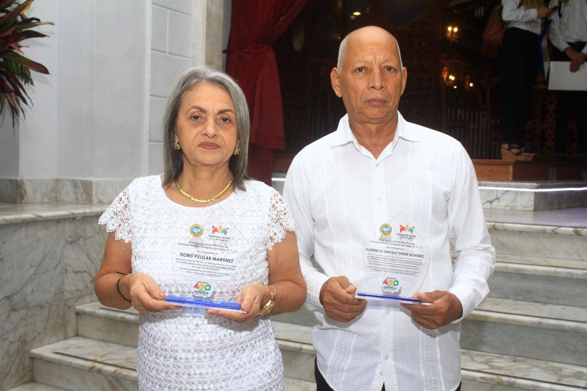 Doris Pulgar y Florencio Ferrer.