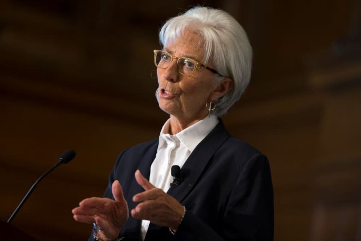 Christine Lagarde, directora gerente del Fondo Monetario Internacional (FMI). AP Evan Vucci
