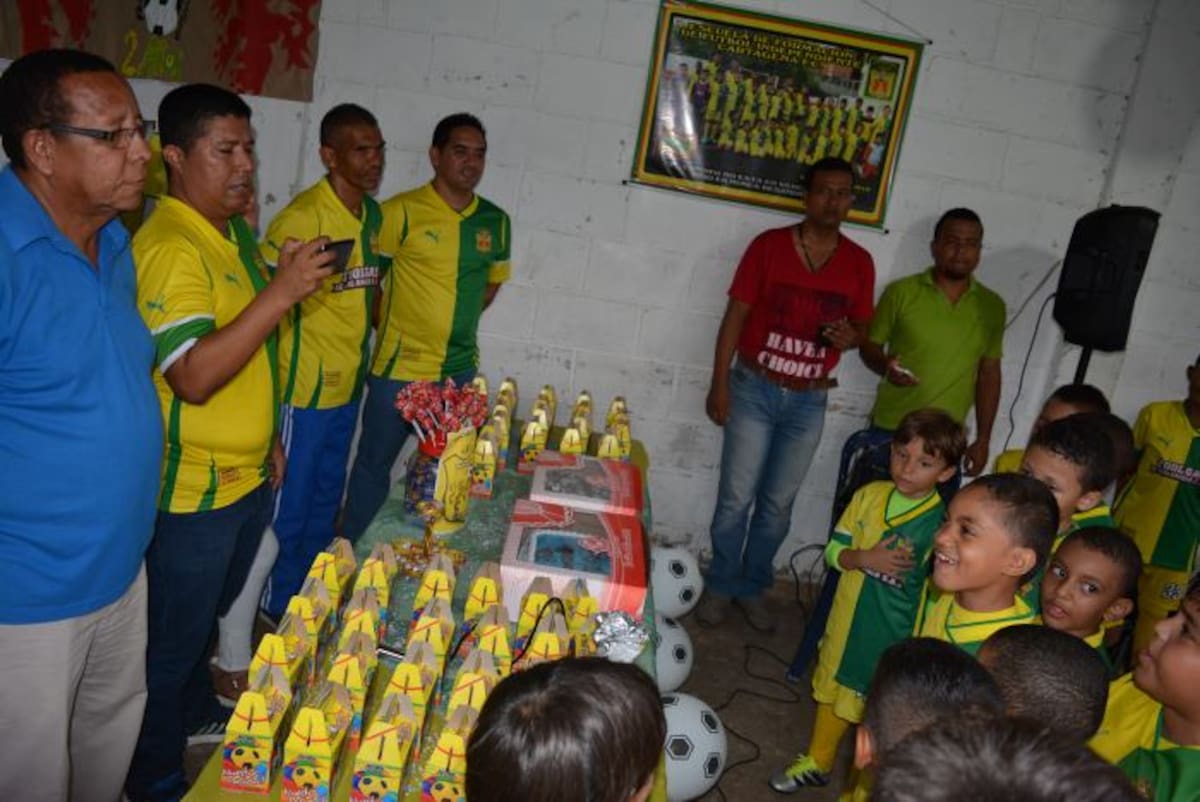 La escuela celebró sus dos primeros años de actividades deportivas y sociales.