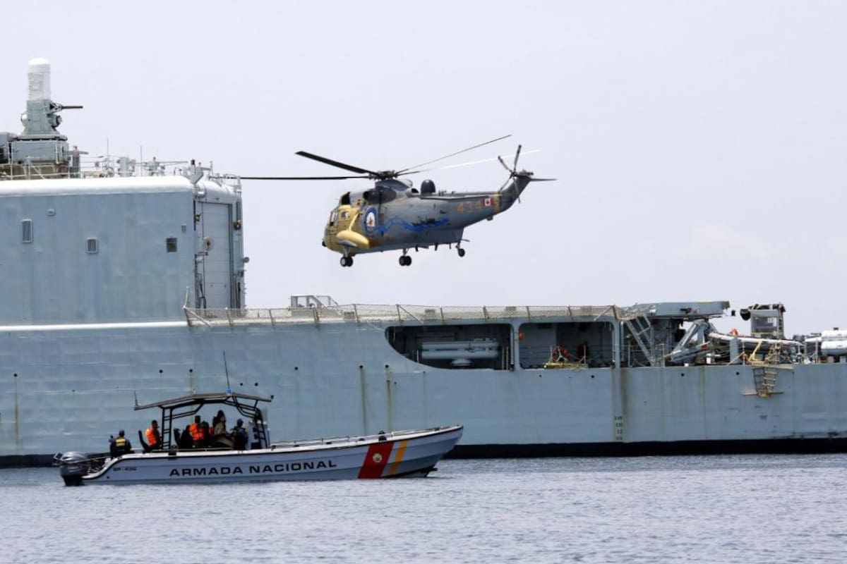 Fuerza Aérea desarrolla ejercicios militares en el Golfo de Morrosquillo
