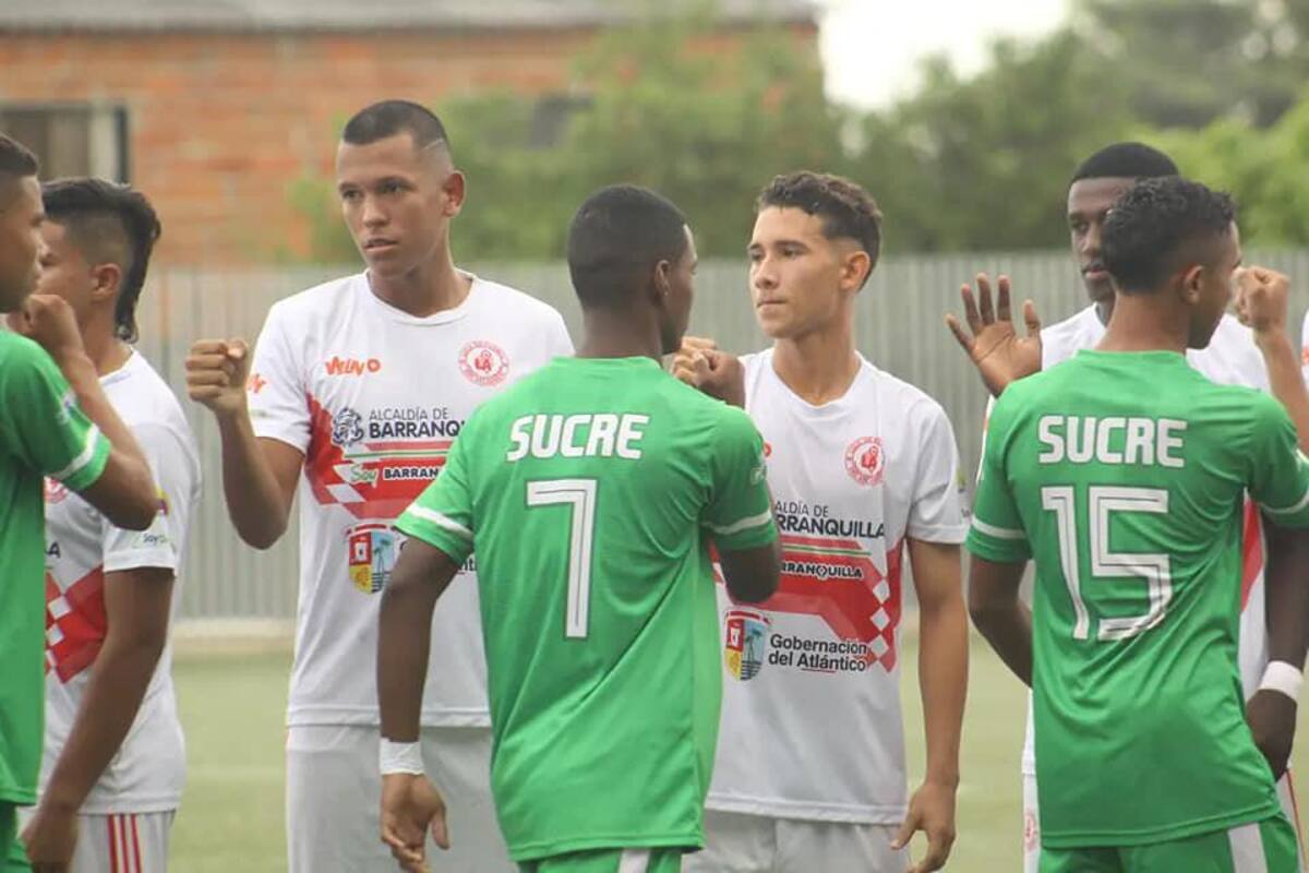 Selección Sucre de Fútbol Sub 17 perdió ante Atlántico en la final nacional
