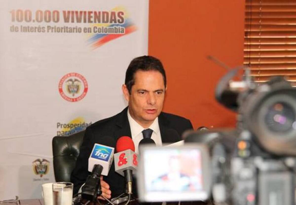 Germán Vargas Lleras, ministro de Vivienda. COLPRENSA