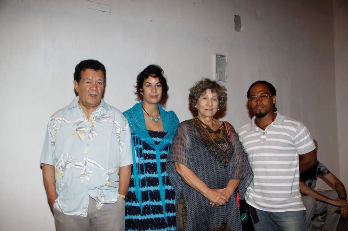 Óscar Collazos, Jimena Rojas, Gloria Triana y Nemesio Berrío.
