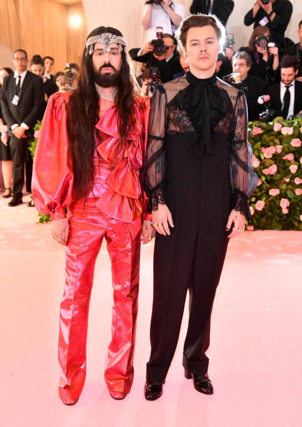 Alessandro Michele y Harry Styles.//AP