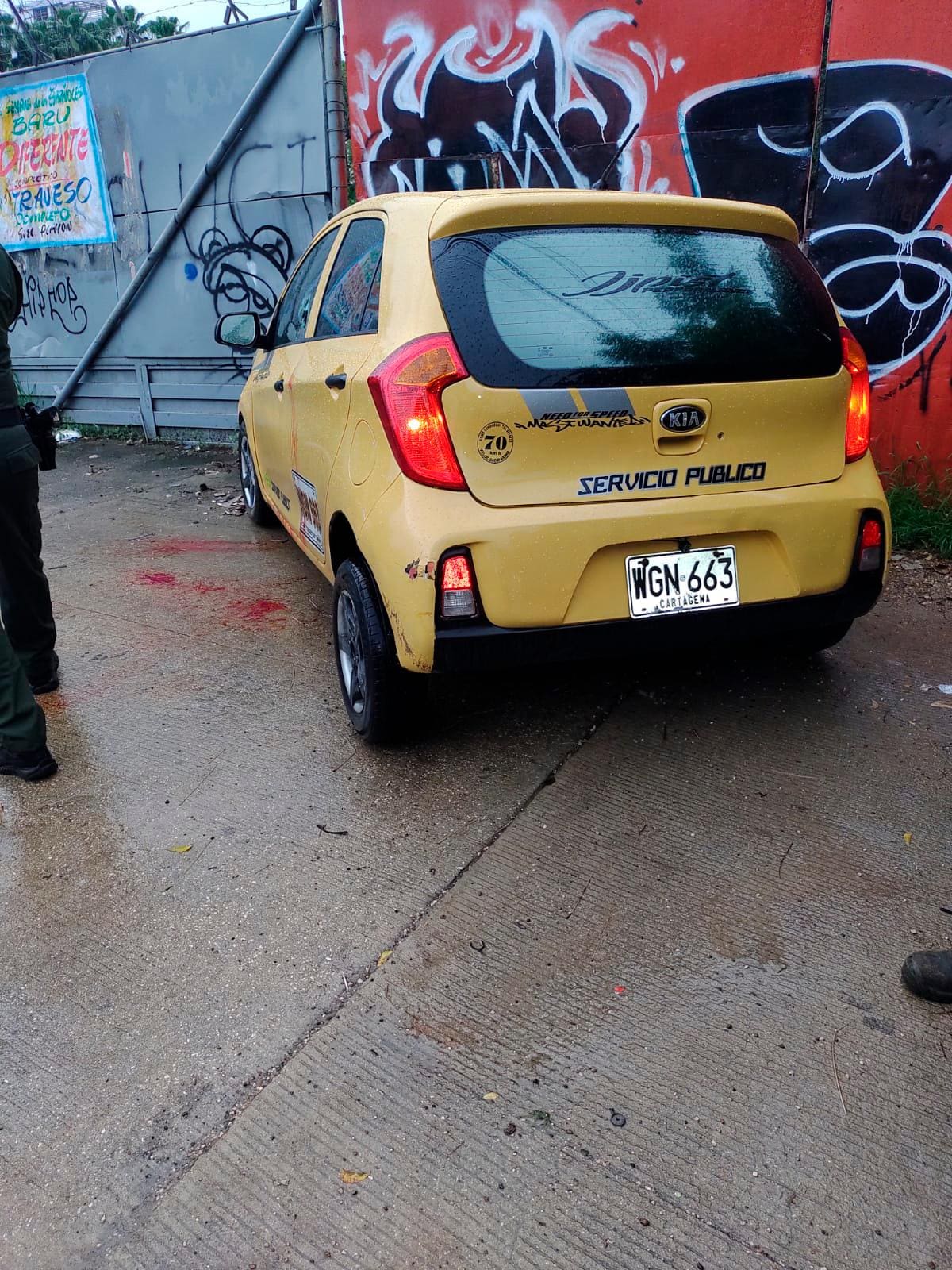 La víctima fue el conductor de un taxi de placas WGN 663. //Cortesía