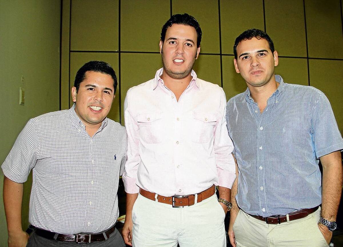 Diego Luis Morales, Amaury Paz y Alfredo Hoyos.