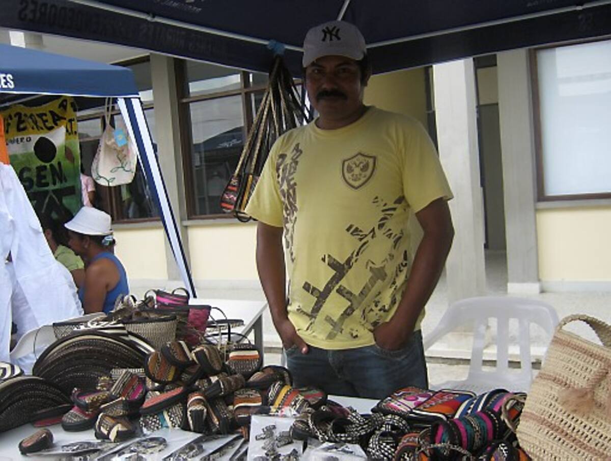 Freddy Talaigua, artesano de Tuchín. EL UNIVERSAL