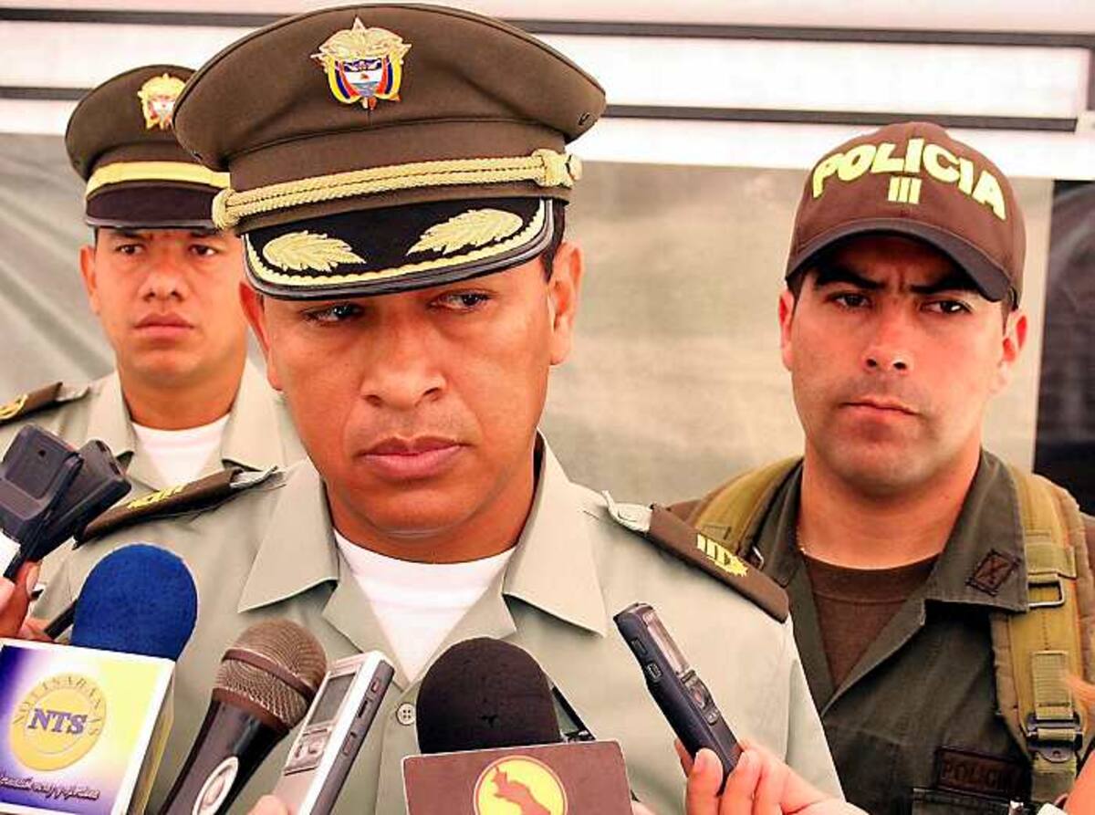 El coronel Orlando Polo Obispo, y el capitán, Gustavo Chaparro. MANUEL SANTIAGO PÉREZ/EL UNIVERSAL/