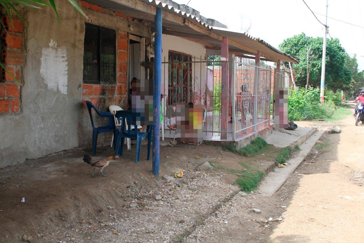 Casa en Puerto Rey donde vivía la menor.