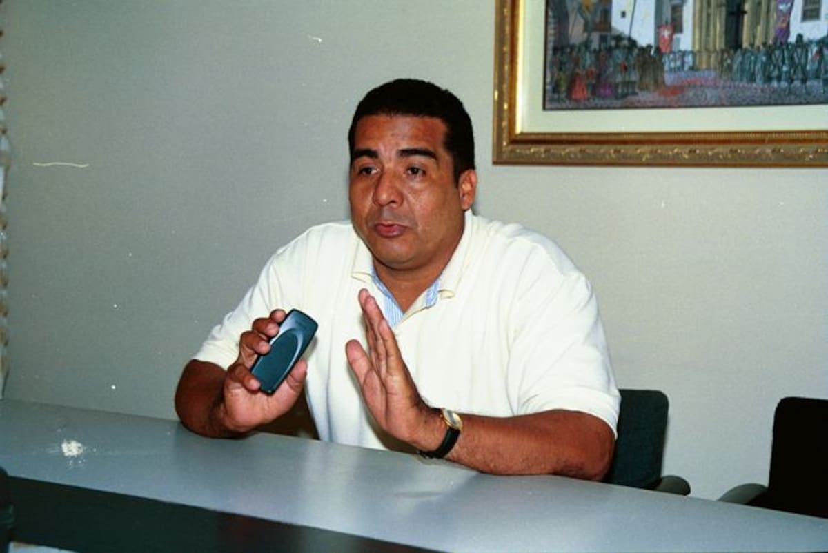 Anuar Segundo Baldovino, ex alcalde del municipio, fue capturados por la Sijín de la Policía. Archivo-El Universal