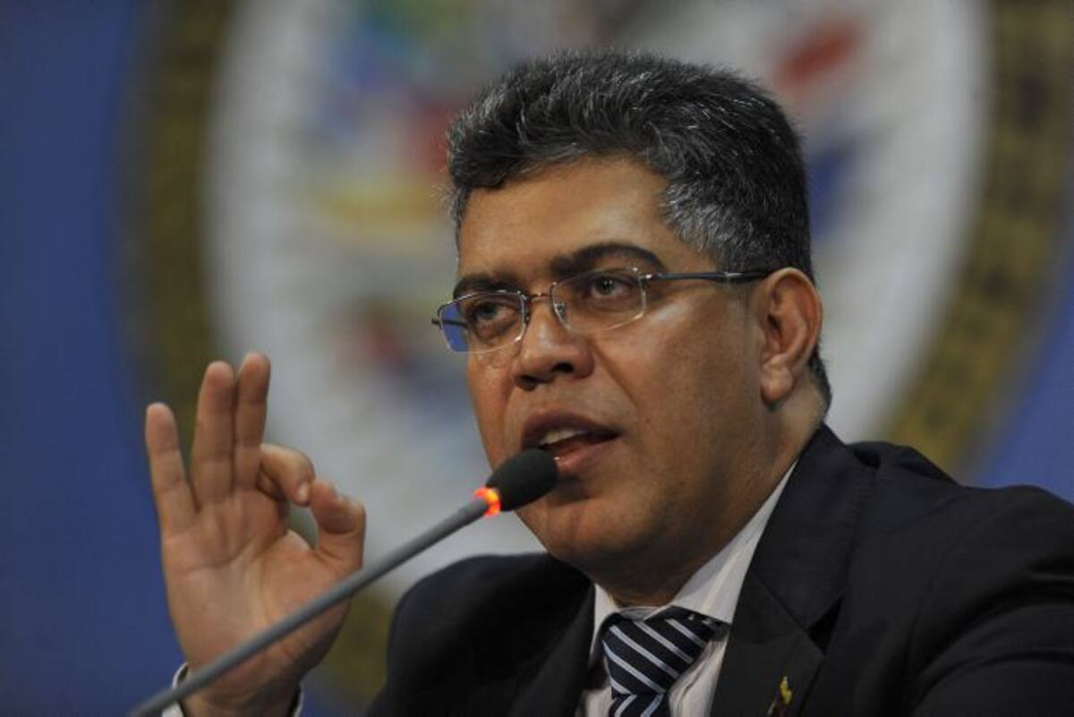 Elías Jaua, canciller venezolano. AFP JOHAN ORDONEZ