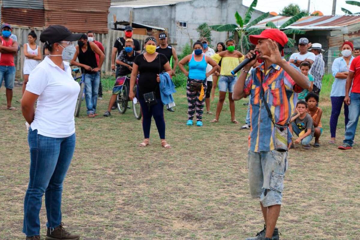 En pleno aislamiento 500 personas invaden lote en Montería