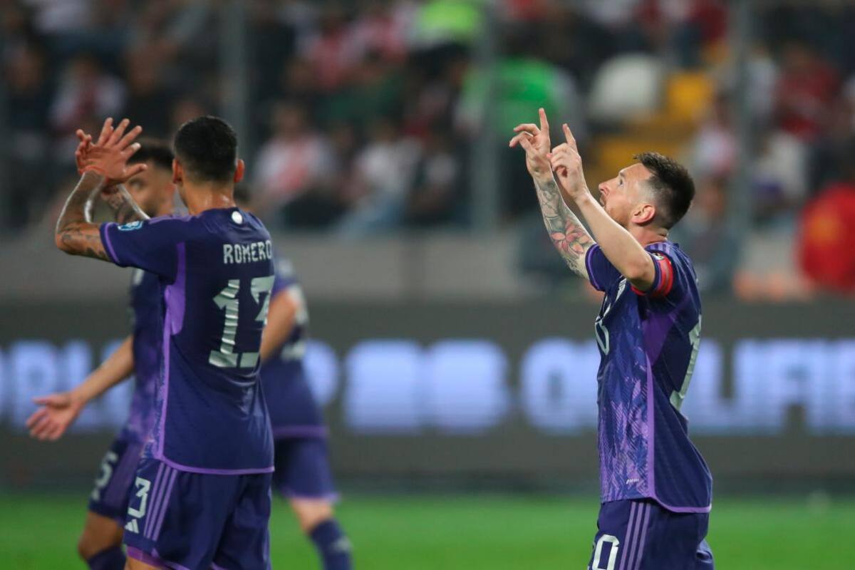 Messi ratifica a Argentina en el liderato de las Eliminatorias