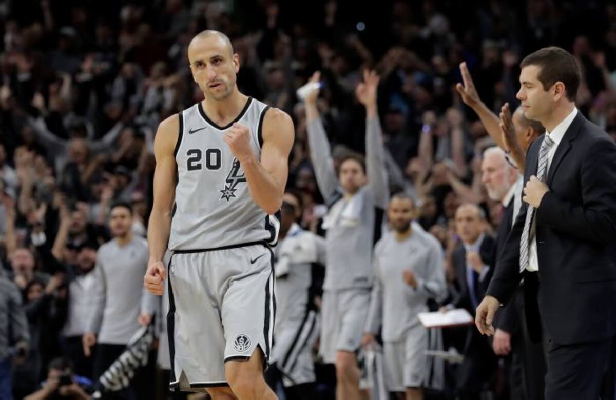Manu Ginobili se retira del baloncesto profesional. AP Eric Gay
