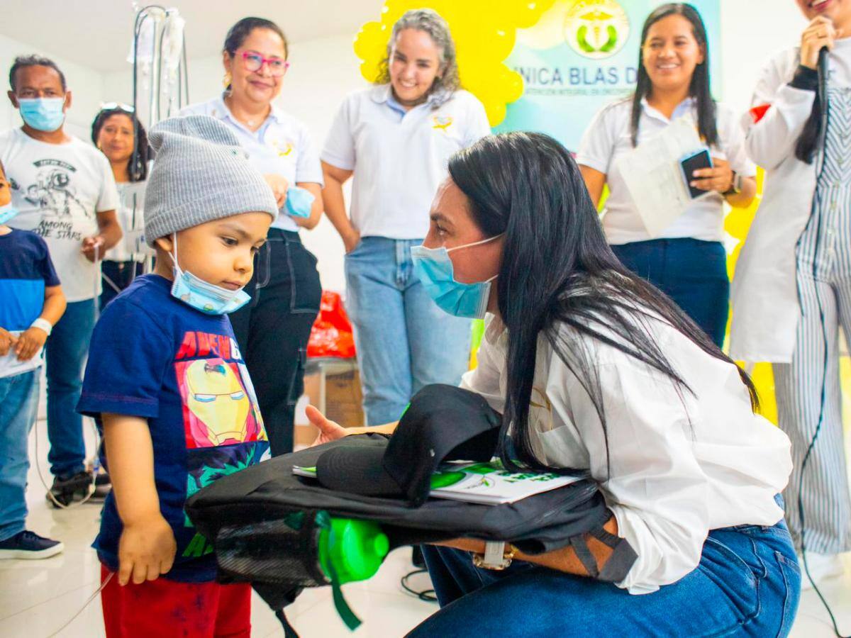 Gestora Liliana Majana en clínica Blas de Lezo. // Foto: Cortesía