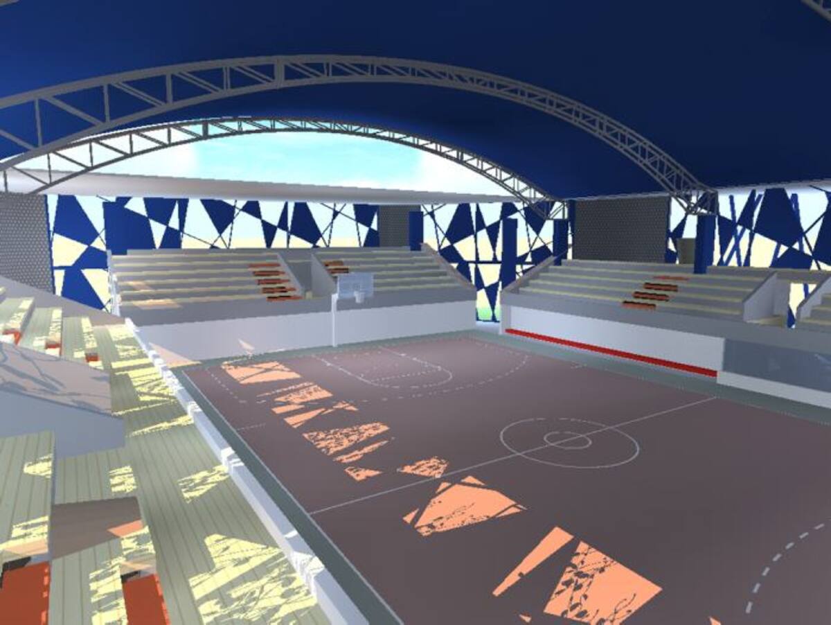 Según los diseños, así quedará el coliseo cuya construcción comienza en 15 días. Cortesía