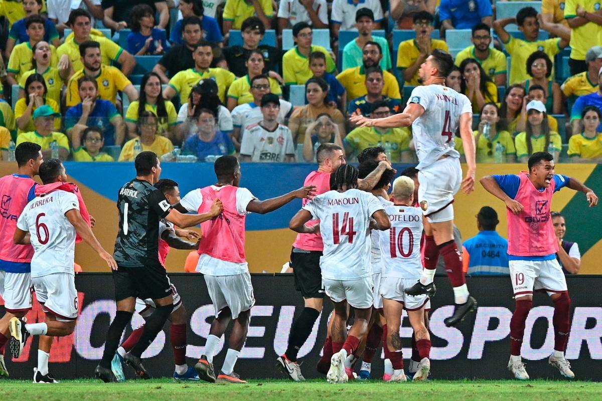 ¡Para no creer! Venezuela le roba un punto al Brasil