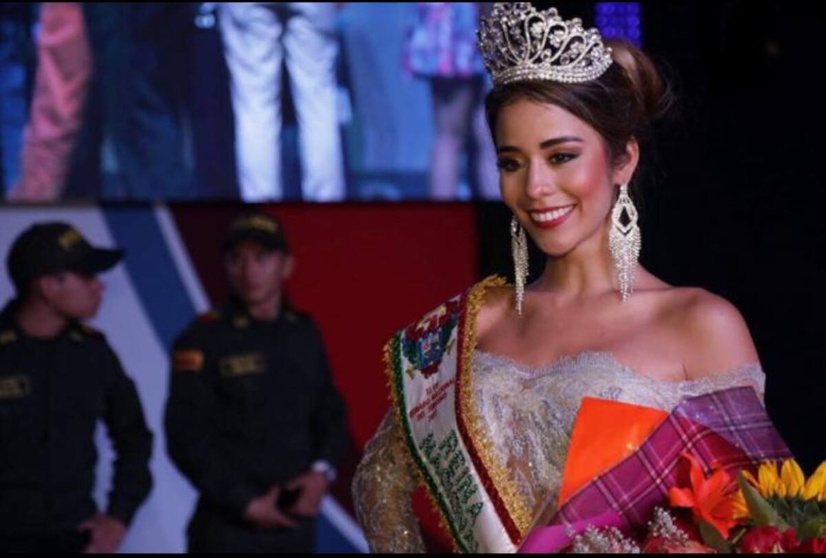 Lorena Moreno, de Valle del Cauca, ganó la corona del Reinado Nacional del Turismo 2017. CORTESÍA