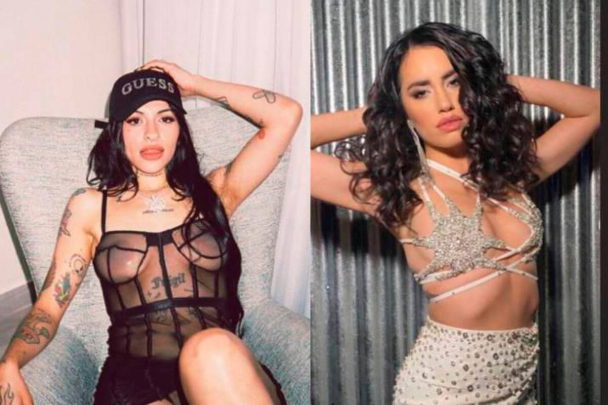 Video: Cazzu protagonizó apasionado beso con Lali Espósito en pleno show