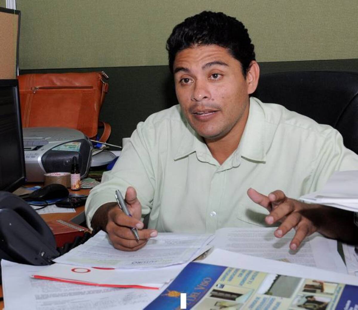 Carlos Figueroa Díaz, jefe de la Oficina de Comunicaciones y Prensa.