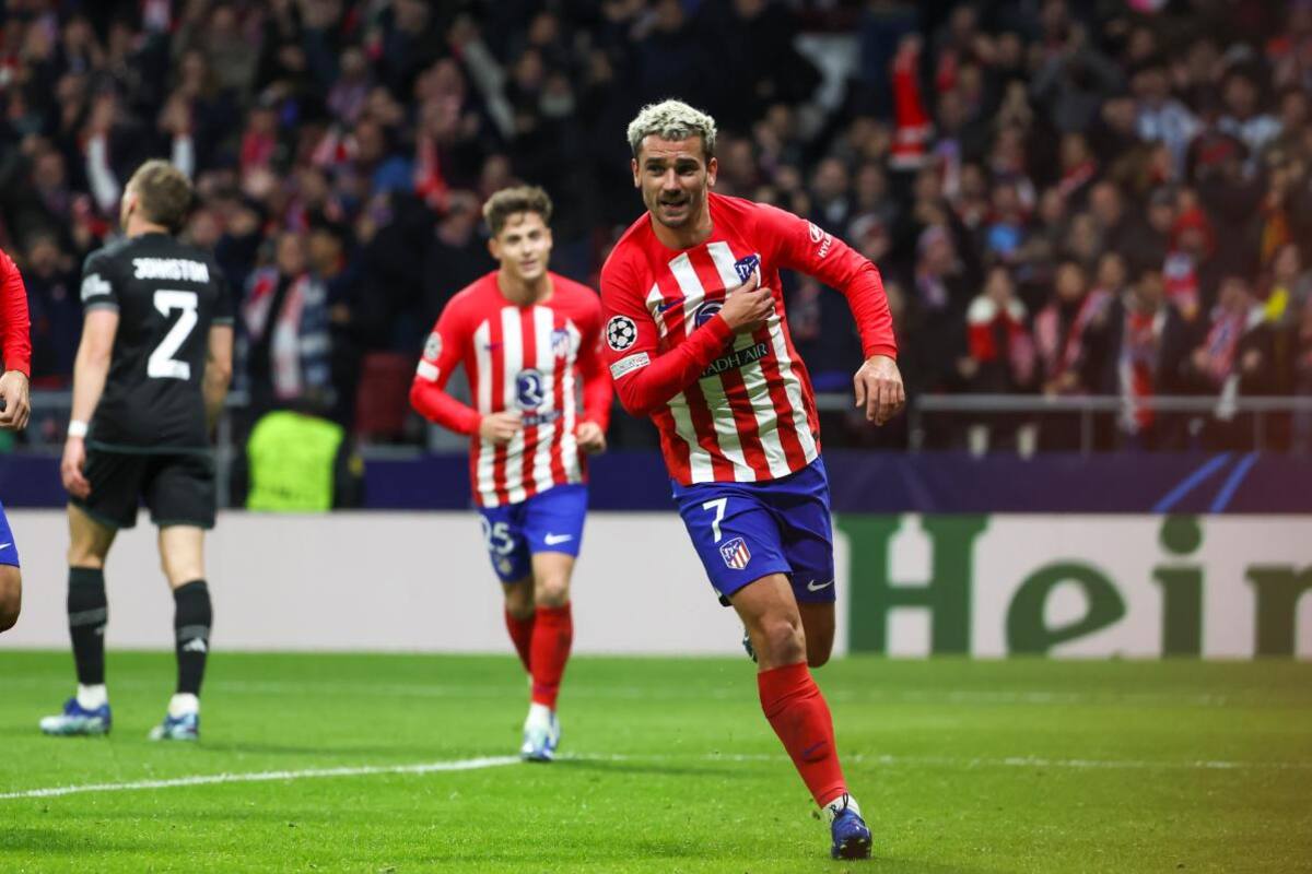 Liga de Campeones: Griezmann desata al Atlético, que goleó 6-0 al Celtic