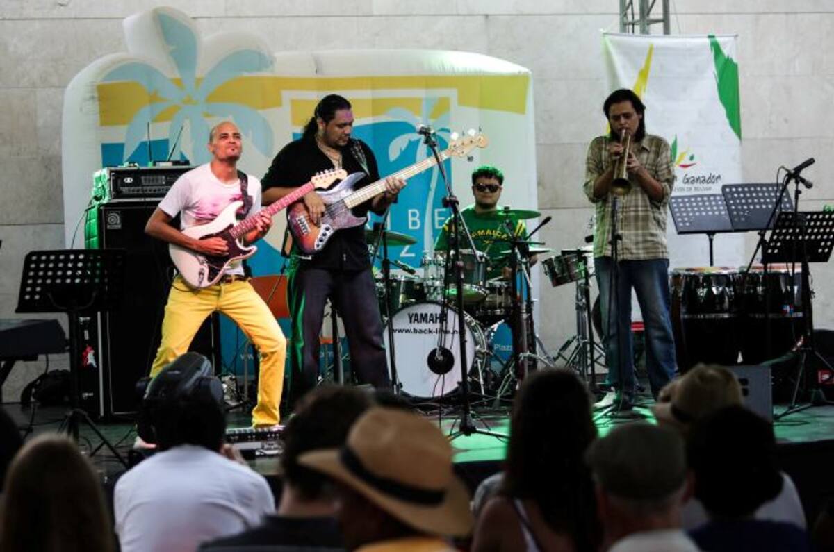 Medialunatic en el Festival de Jazz de Cartagena. Cortesía