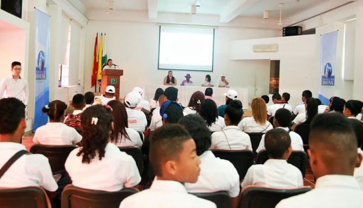 En el auditorio Jorge Taua de la Universidad Tecnológica de Bolívar se realizó el evento. CORTESÍA