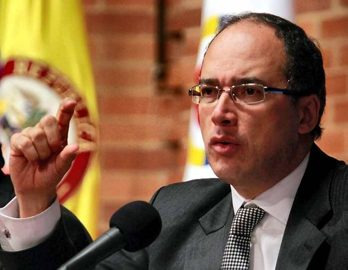 Juan Carlos Echeverry, ministro de Hacienda y Crédito Público. COLPRENSA
