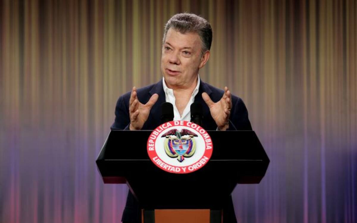 Juan Manuel Santos, presidente de Colombia. EFE Leonardo Muñoz