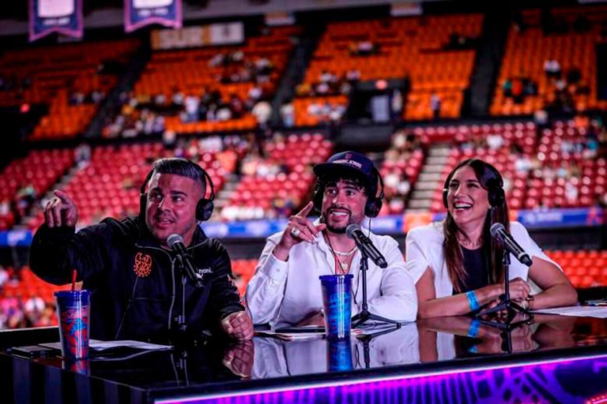 Tras Un verano sin ti, Bad Bunny incursionó como comentarista deportivo