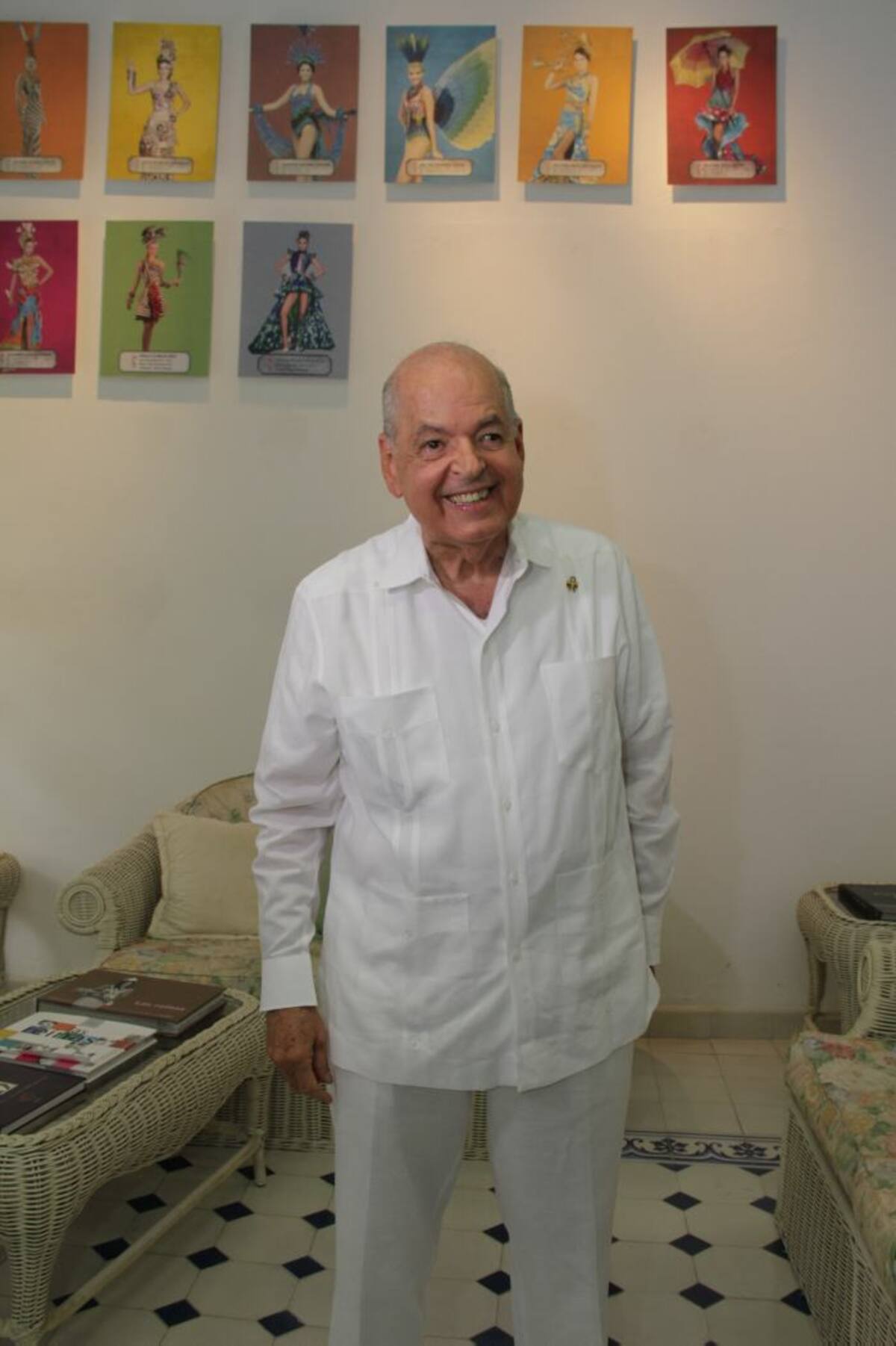 Raimundo Angulo Pizarro, presidente del Concurso Nacional de Belleza. MARUJA PARRA