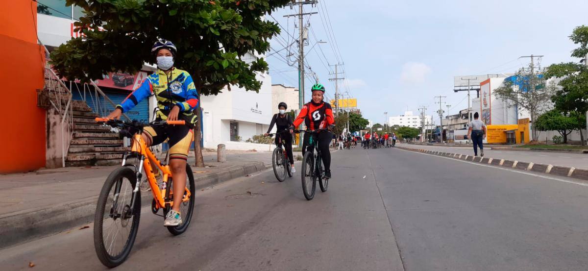 La ciclovía tiene un recorrido de unos 6 kilómetros, ida y vuelta entre María Auxiliadora y Los Ejecutivos. // LUIS EDUARDO HERRÁN