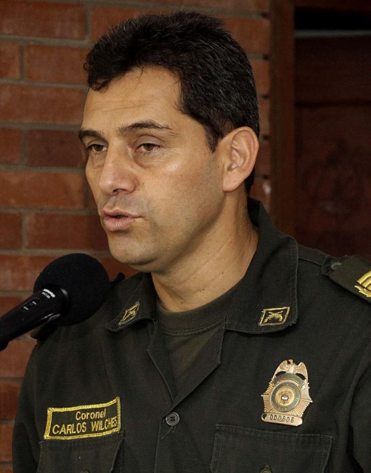 Coronel, Carlos Wilches, comandante de la Policía en Sucre. MANUEL SANTIAGO PÉREZ/EL UNIVERSAL/