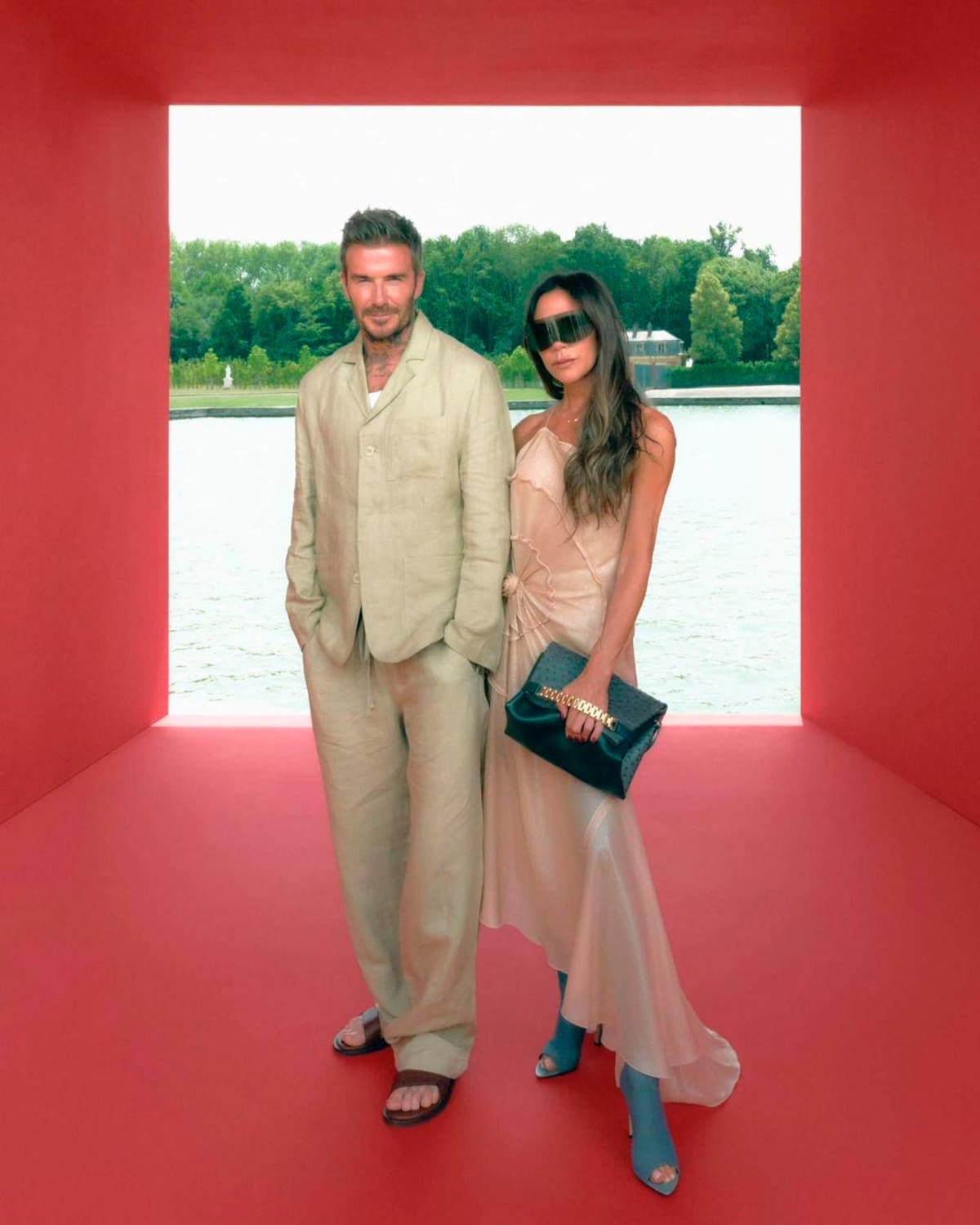 Victoria y David Beckham.