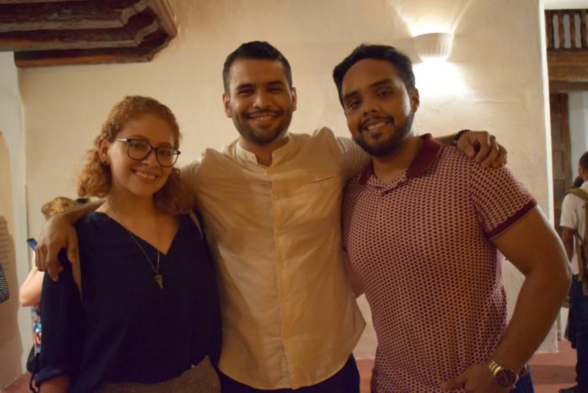 Catalina Suárez, Julio Villadiego y Boris Cruz. CORTESÌA