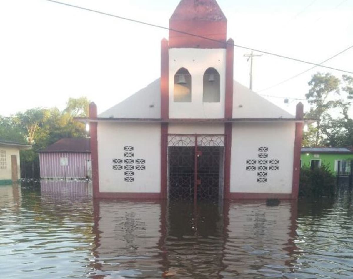 Inundaciones en corregimientos y veredas de San Jacinto del Cauca (sur de Bolívar). CORTESÍA