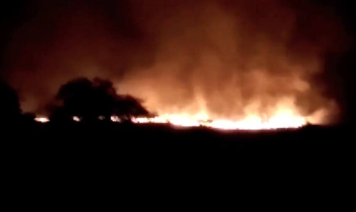 El depósito de municiones de Pulgaon es uno de los más grandes de India y se encuentra en el estado de Maharastra, en el distrito de Wardha. AP.
