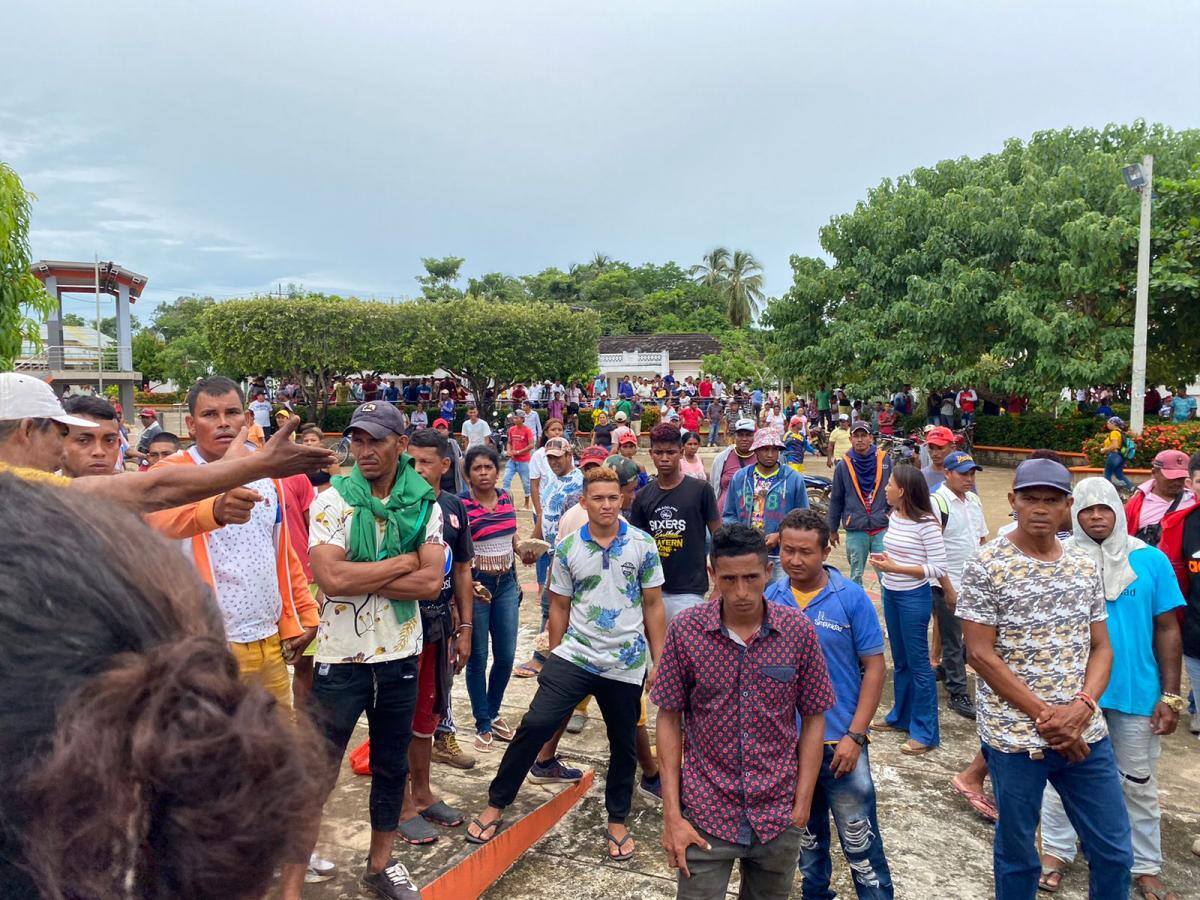 Comunidades rurales reclaman porque no aparecen como beneficiarios. // Cortesía.