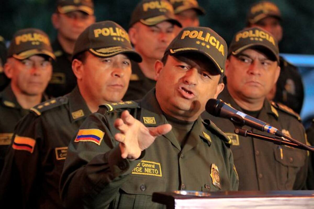 General Jorge Nieto, director nacional de la Policía. COLPRENSA