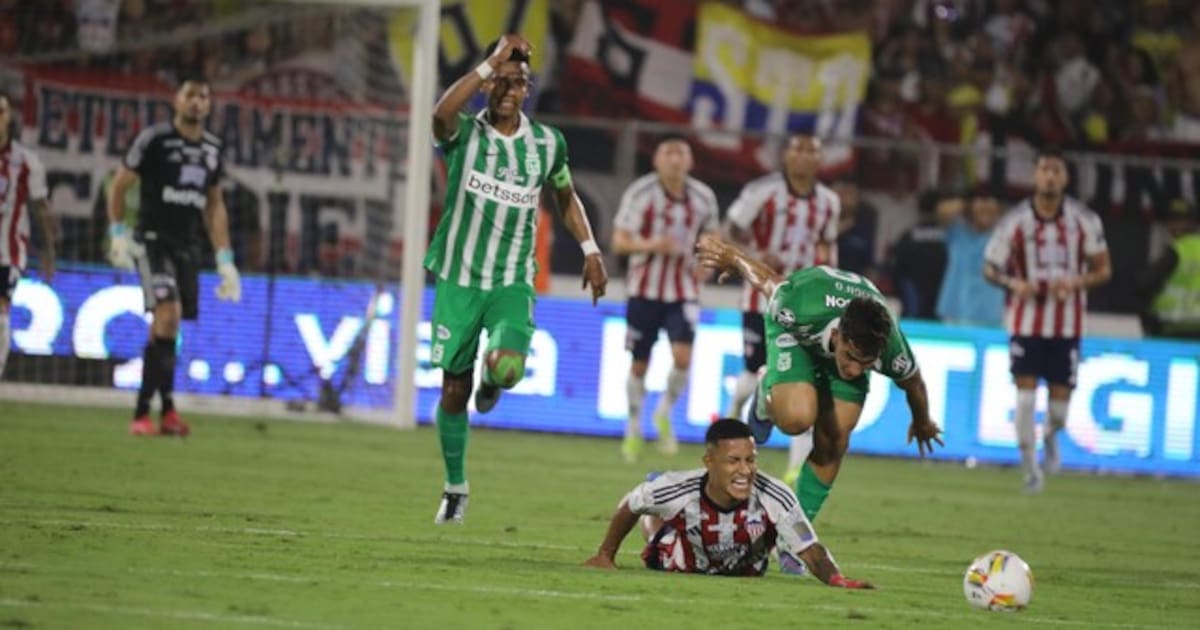 Siete futbolistas fueron castigados después de la final entre Junior y Nacional