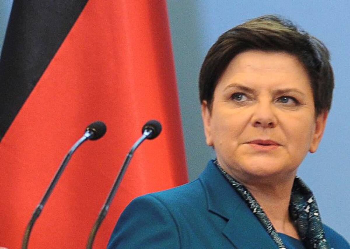 Beata Szydlo. AP Alik Keplicz