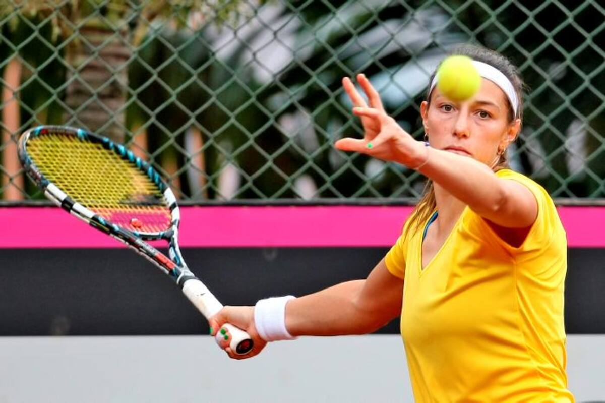 Mariana Duque se impuso 6-1 a Nikkita Fountain. COLPRENSA