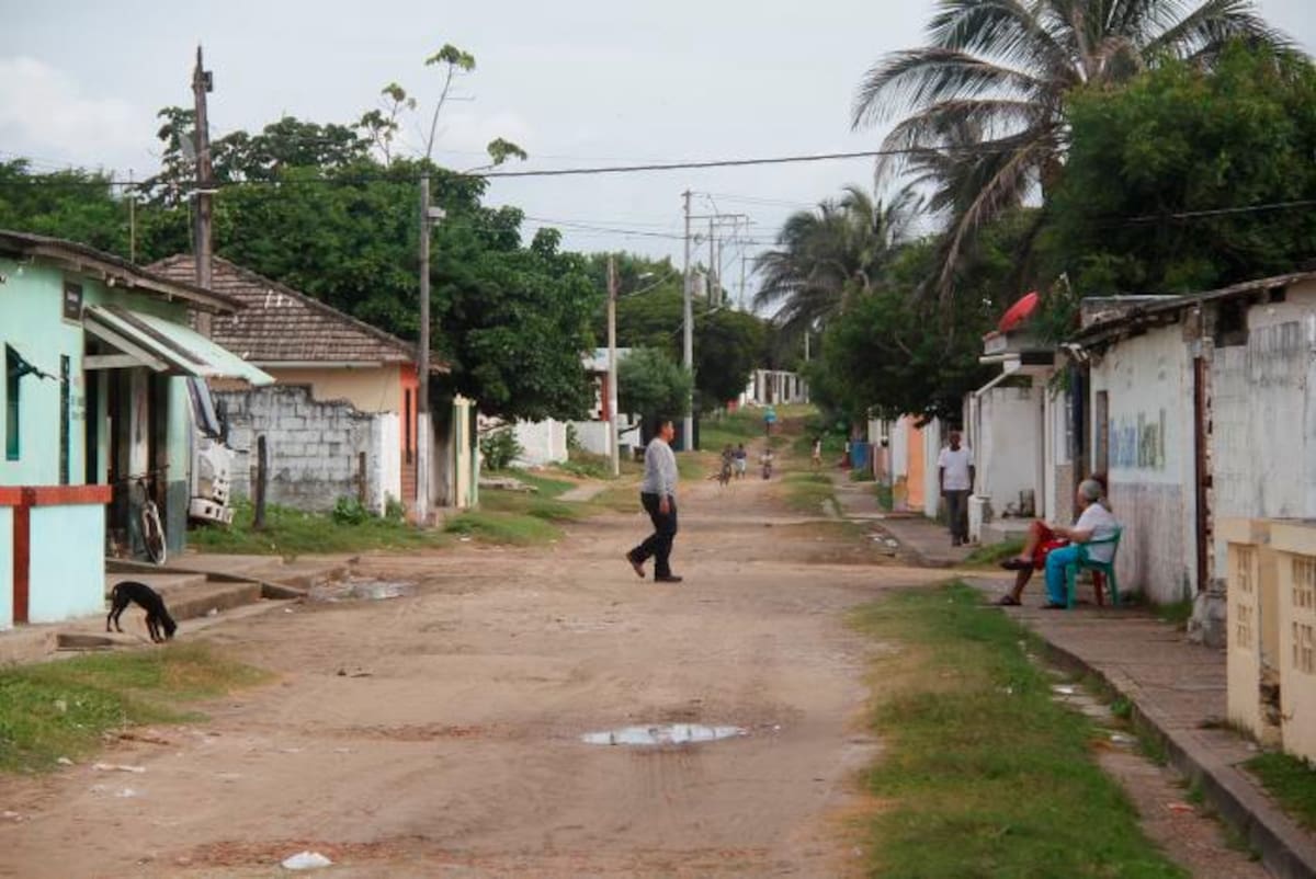 Corregimiento de Galerazamba en el municipio de Santa Catalina (Bolívar). //LUIS EDUARDO HERRÁN - EL UNIVERSAL