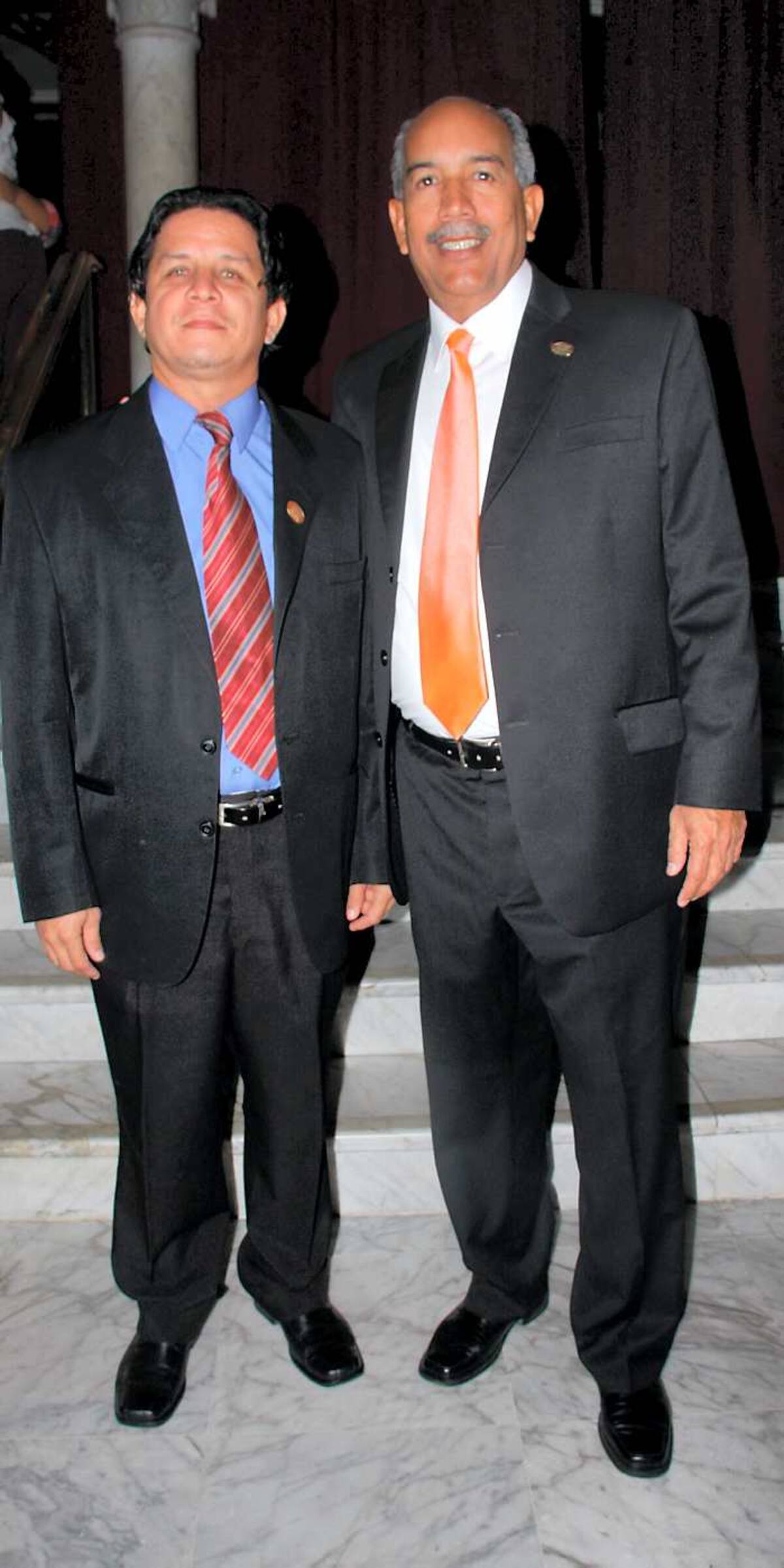 Johon Gutiérrez Jaraba, rector de la Universidad Antonio Nariño y Germán Sierra, rector de la Universidad de Cartagena.