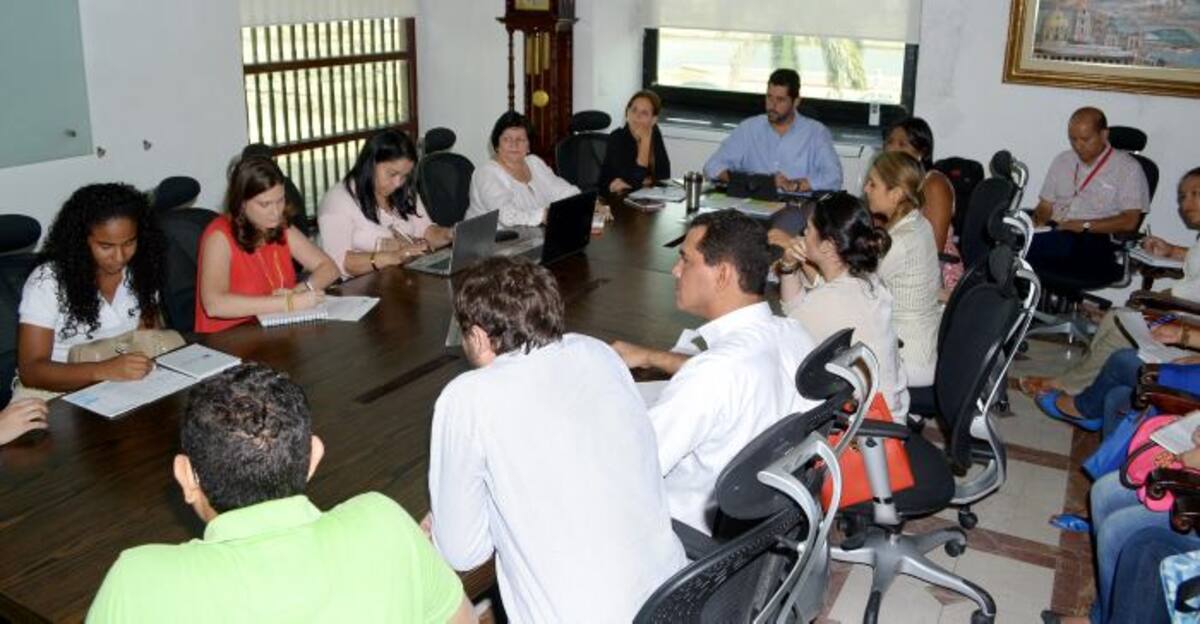 Comité Técnico Territorial de la Agencia Nacional para la Superación de la Pobreza Extrema (Anspe), en Cartagena. CORTESÍA