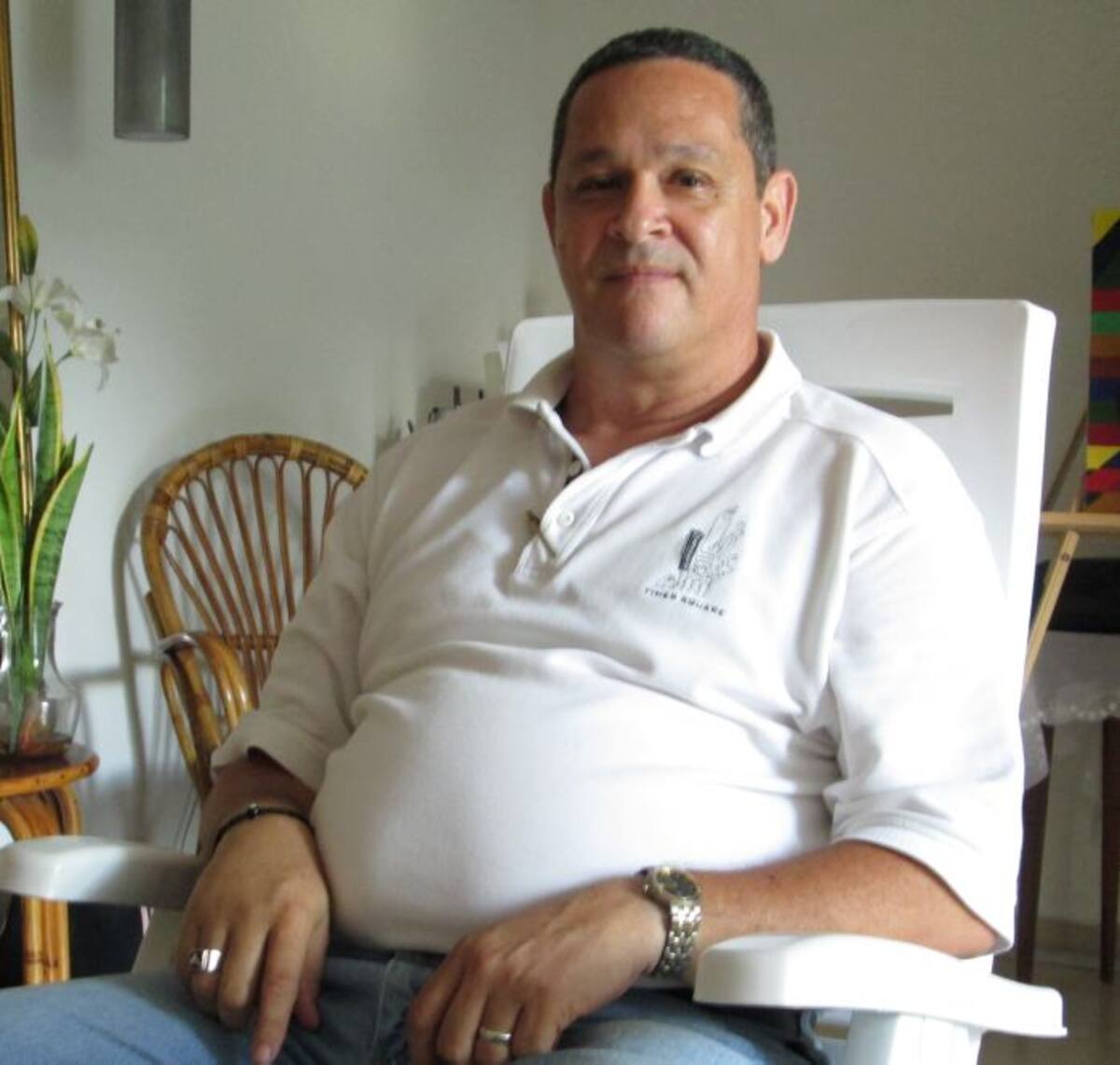Jesús Cabrera Córdoba, familiar de la demandante, Carmen Regina Castañeda Verano. PEDRO TORRES, GENTE BAHÍA - EL UNIVERSAL