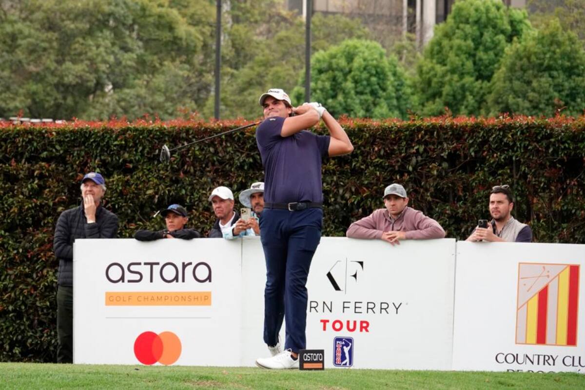 El golfista colombiano Ricardo Celia sube un puesto y es tercero en Bogotá