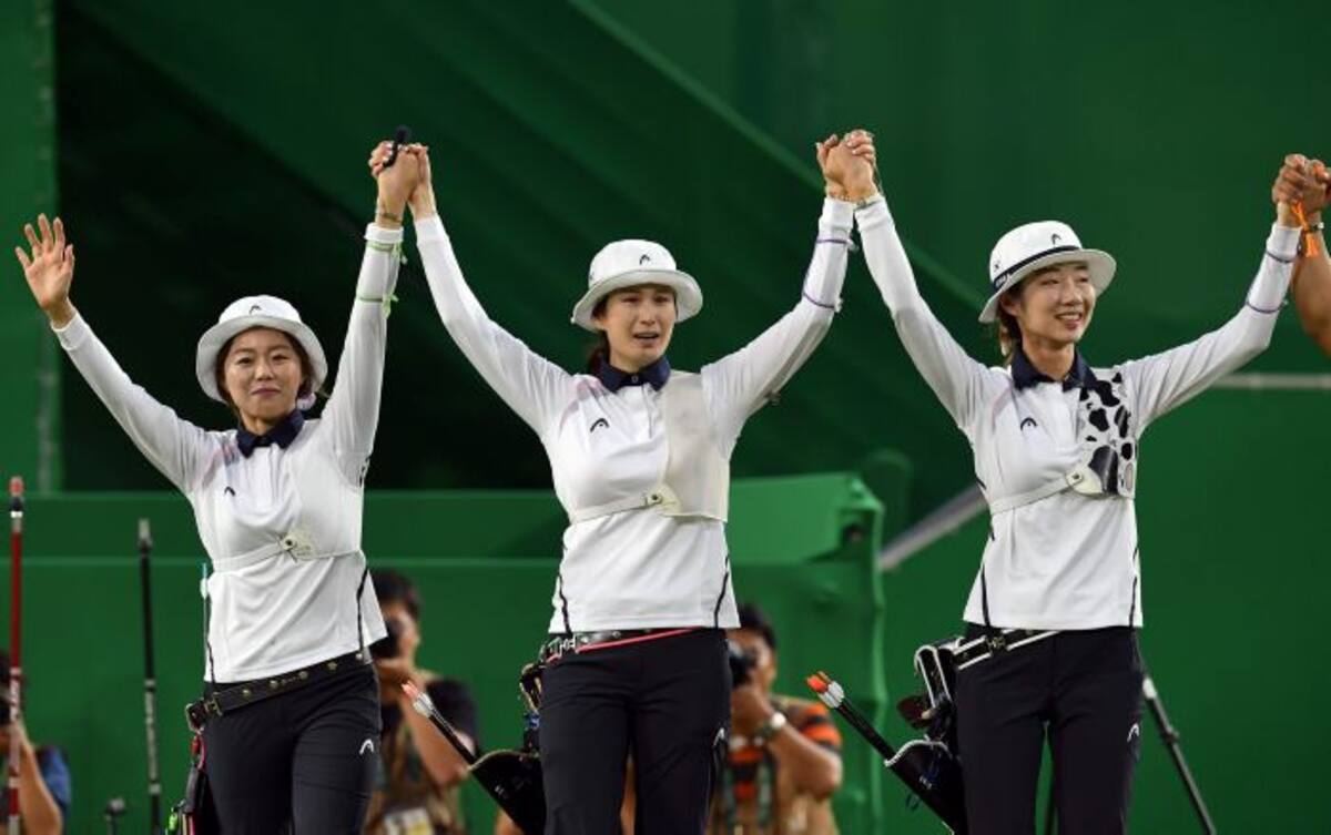 Corea del Sur ganó sin temblar su octava medalla de oro consecutiva en el tiro con arco por equipos femeninos. COLPRENSA