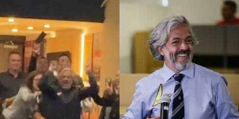 Video: Juan Daniel Oviedo recibió ovación y gritos de “vice” en concierto de Miguel Bosé
