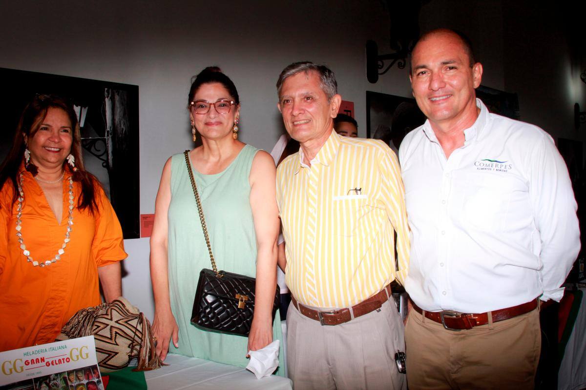 Judith Cabrera, Mónica Fadúl, Álvaro Fortich y John Macchi.